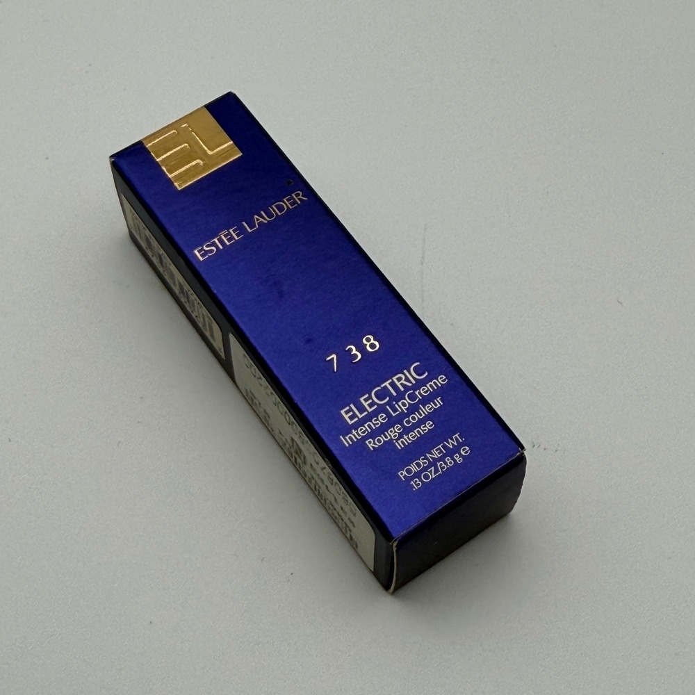Estee Lauder Electric Intense LipCreme Lipstick 738 Possessive 0.13oz New in Box